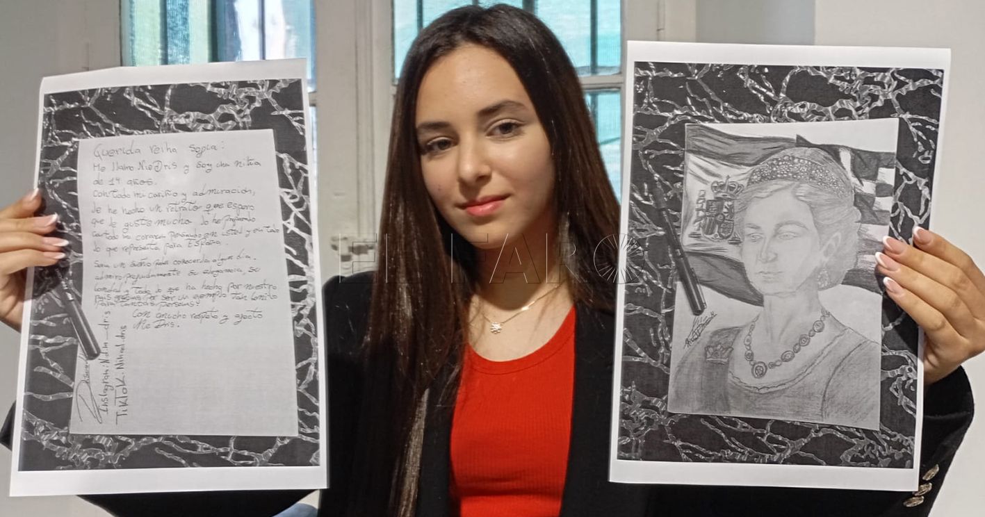 La emotiva carta y el sentido dibujo que una niña de 14 años hizo llegar a la Reina