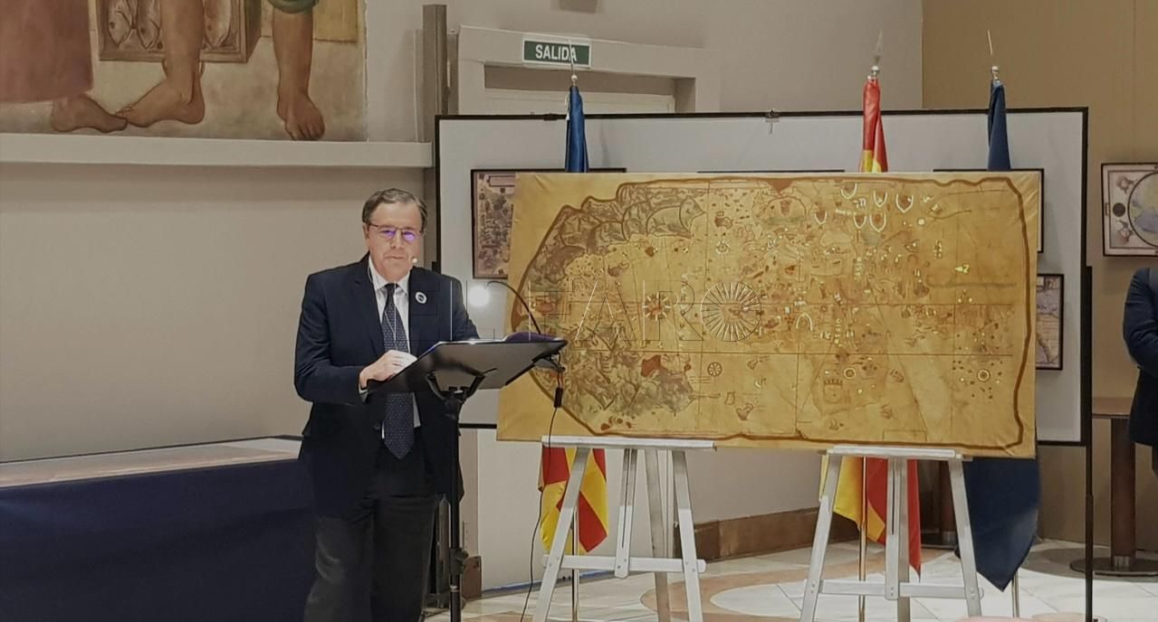 Manuel Sieiras rescata la figura de Juan de la Cosa en su conferencia sobre el primer mapamundi