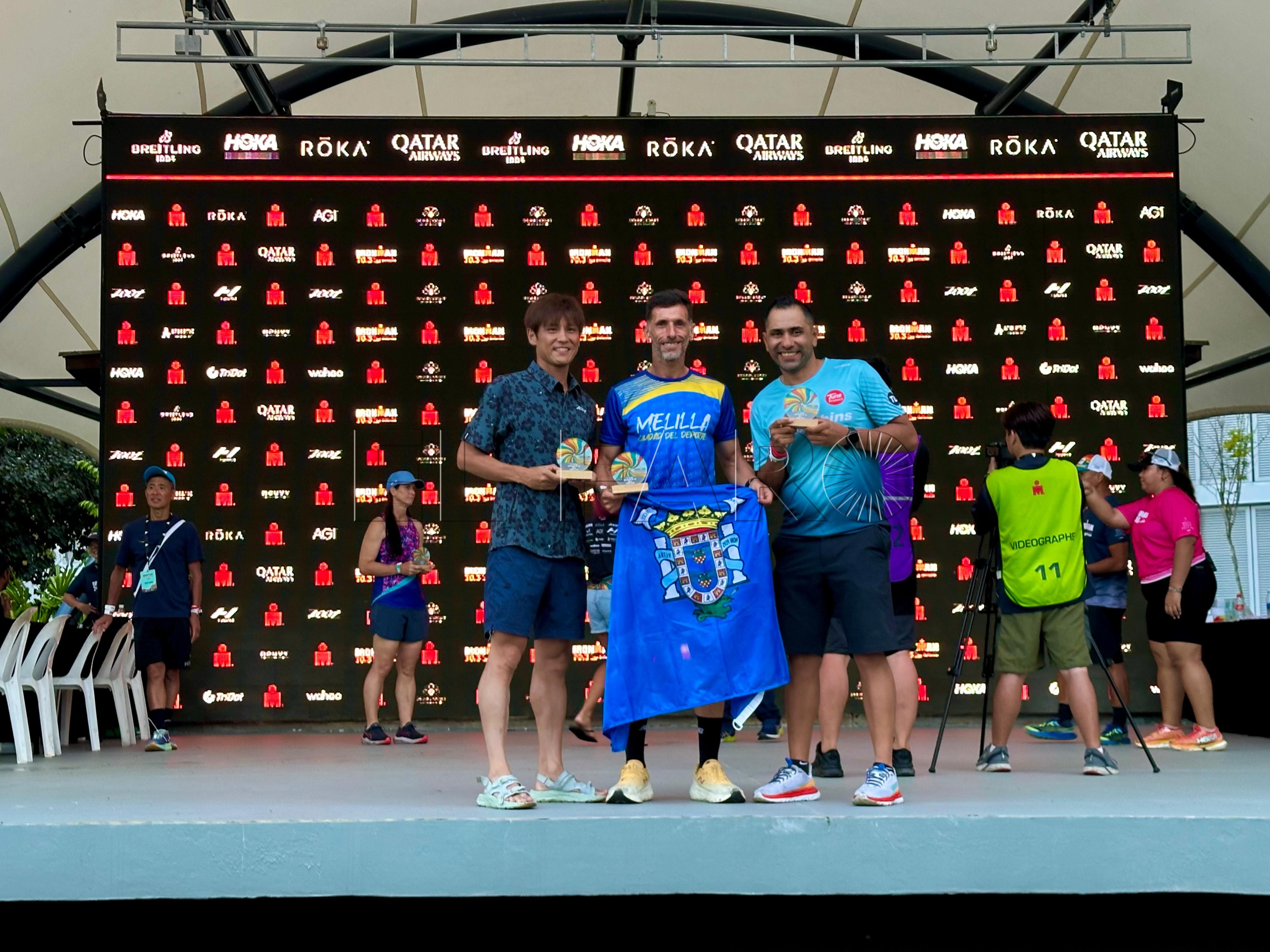 El triatleta melillense Luismi Ruiz triunfa en el Ironman 70.3 de Malasia