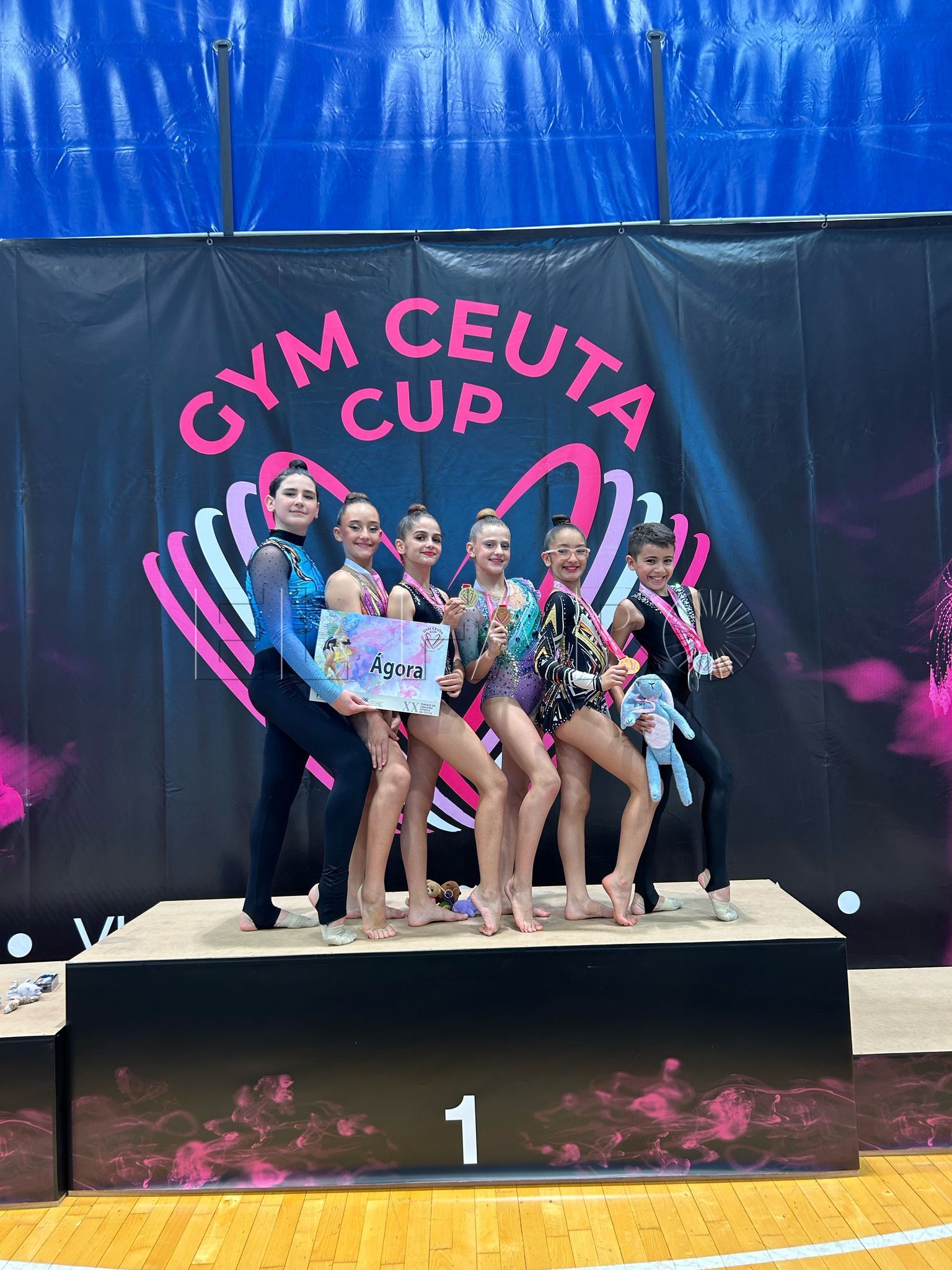 El Club Ágora brilla con luz propia en la GYM Cup con varias medallas