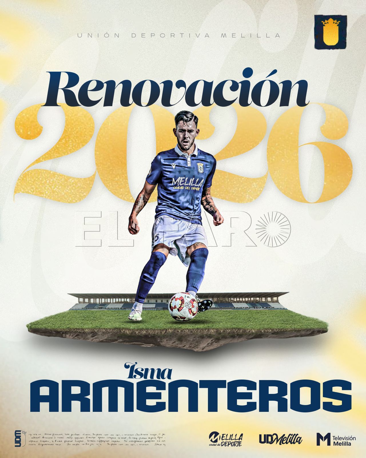 Armenteros continuará un año más en el Melilla