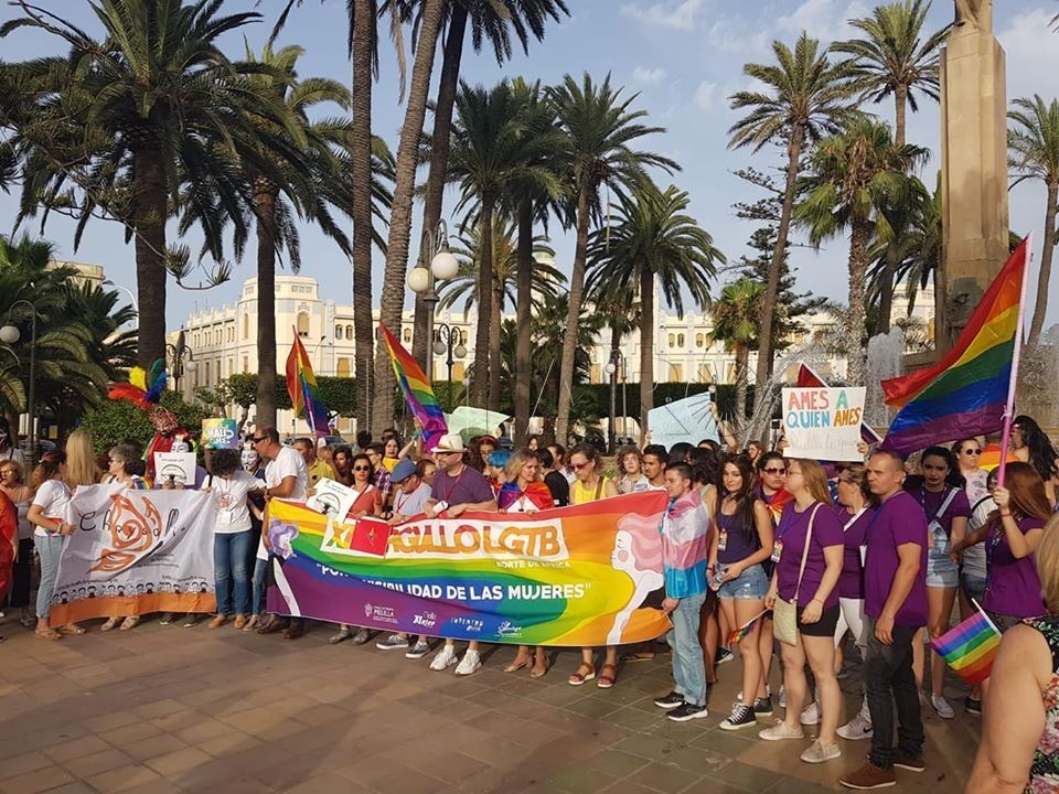 La comunidad LGTBIQ+ de Melilla inaugura el XXI Orgullo Norte de África