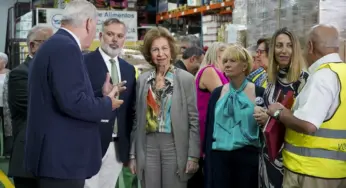 La Reina Sofía visitará el jueves el Banco de Alimentos de Melilla