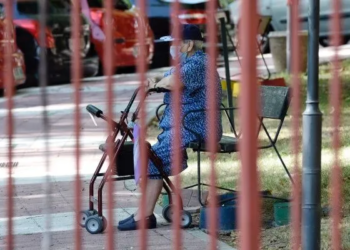 Una residencia de ancianos en Madrid. / EFE