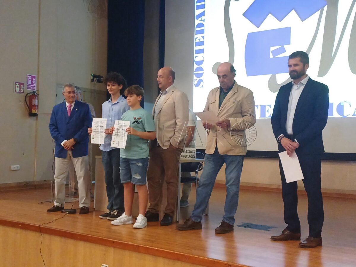 La Sociedad Melillense de Educación Matemática reconoce el trabajo de este curso