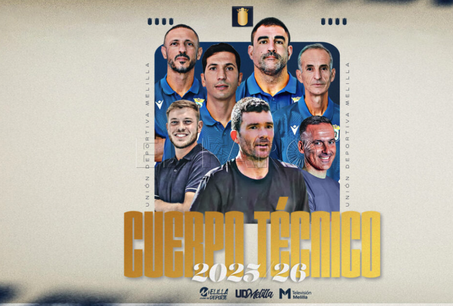 Definido el cuerpo técnico de la UD Melilla para la 2025-26