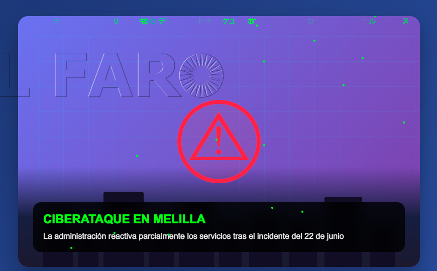 Melilla reactiva parcialmente la contratación pública cinco días después del ciberataque