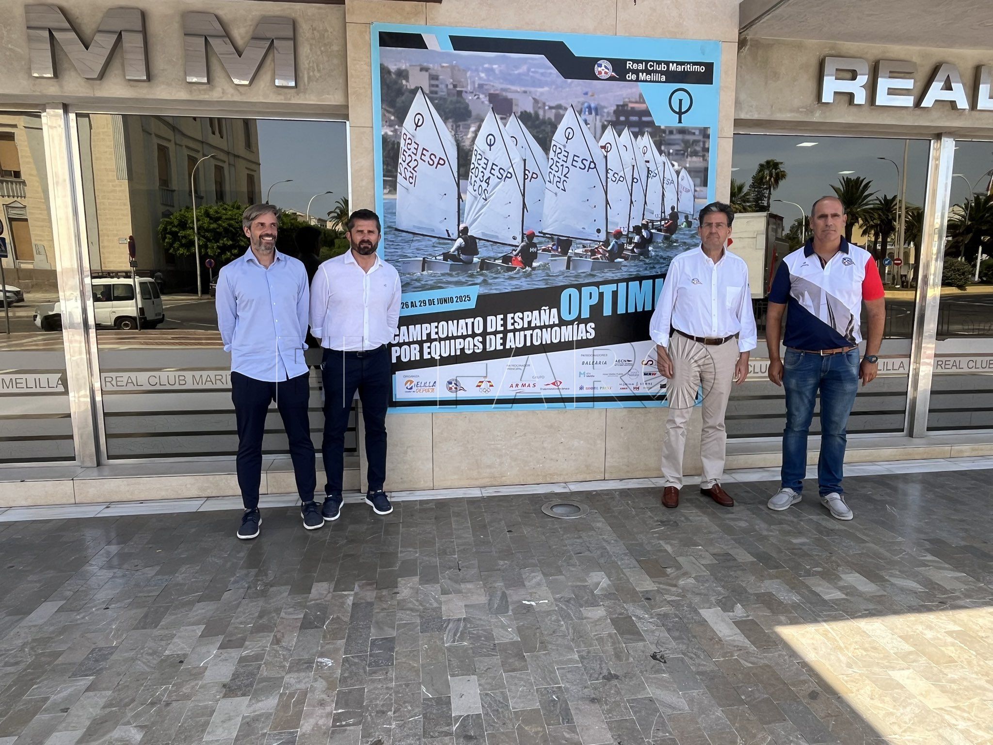 Melilla acoge el Nacional por equipo de optimist de vela