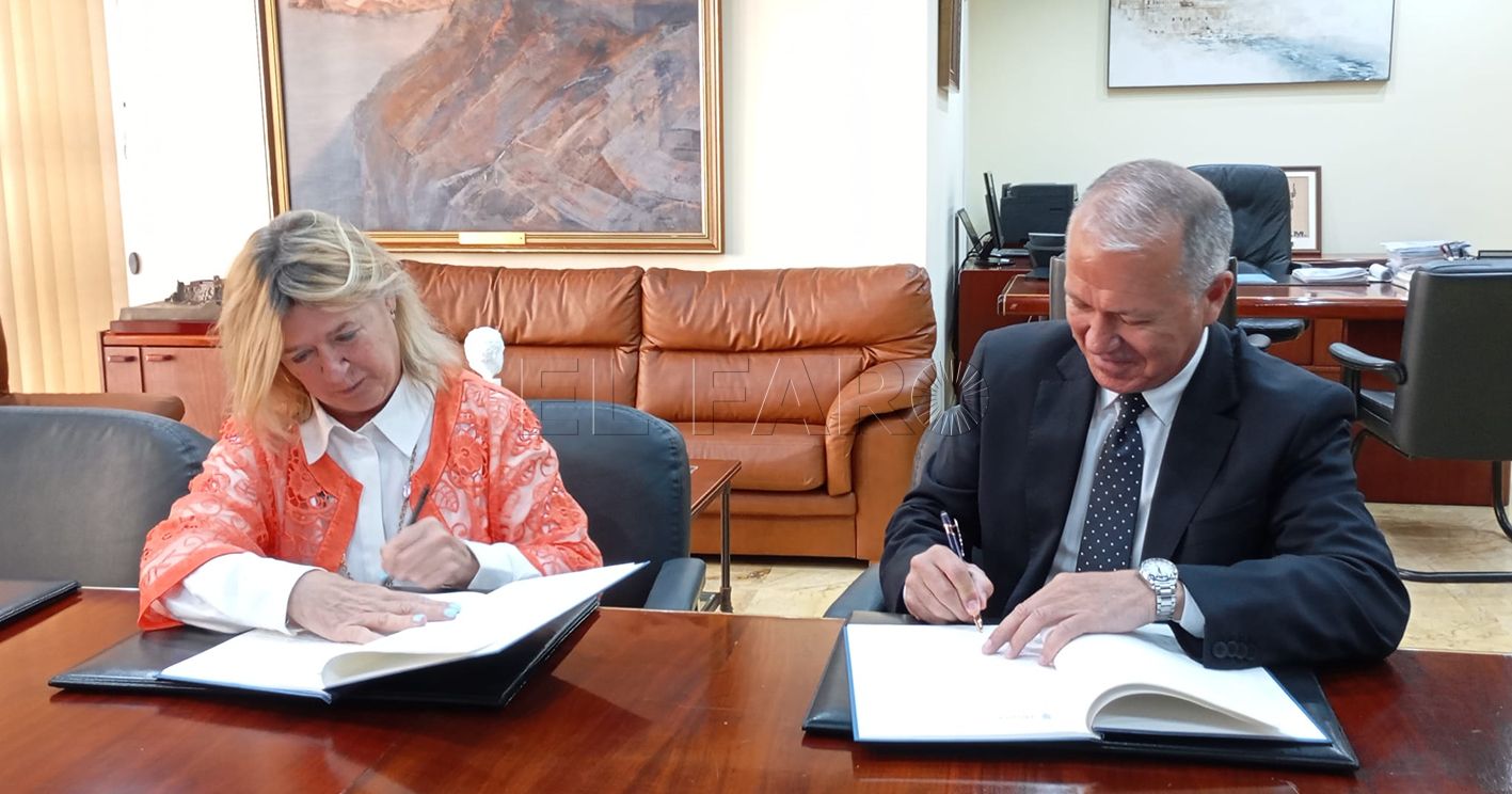 Marín y Serón firman un convenio para ayudar al comercio de proximidad en los barrios