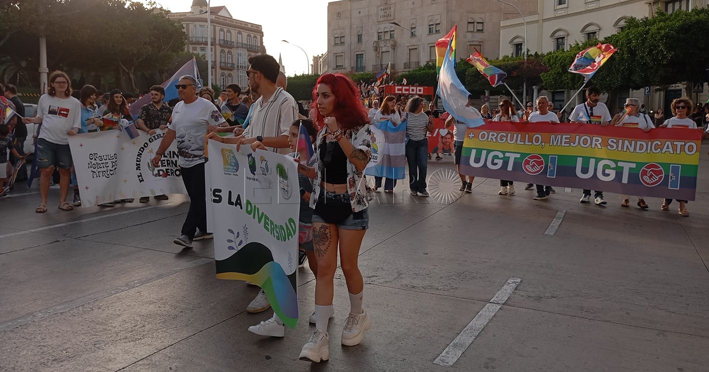 Melilla lanza un fuerte grito en favor de la libertad sexual