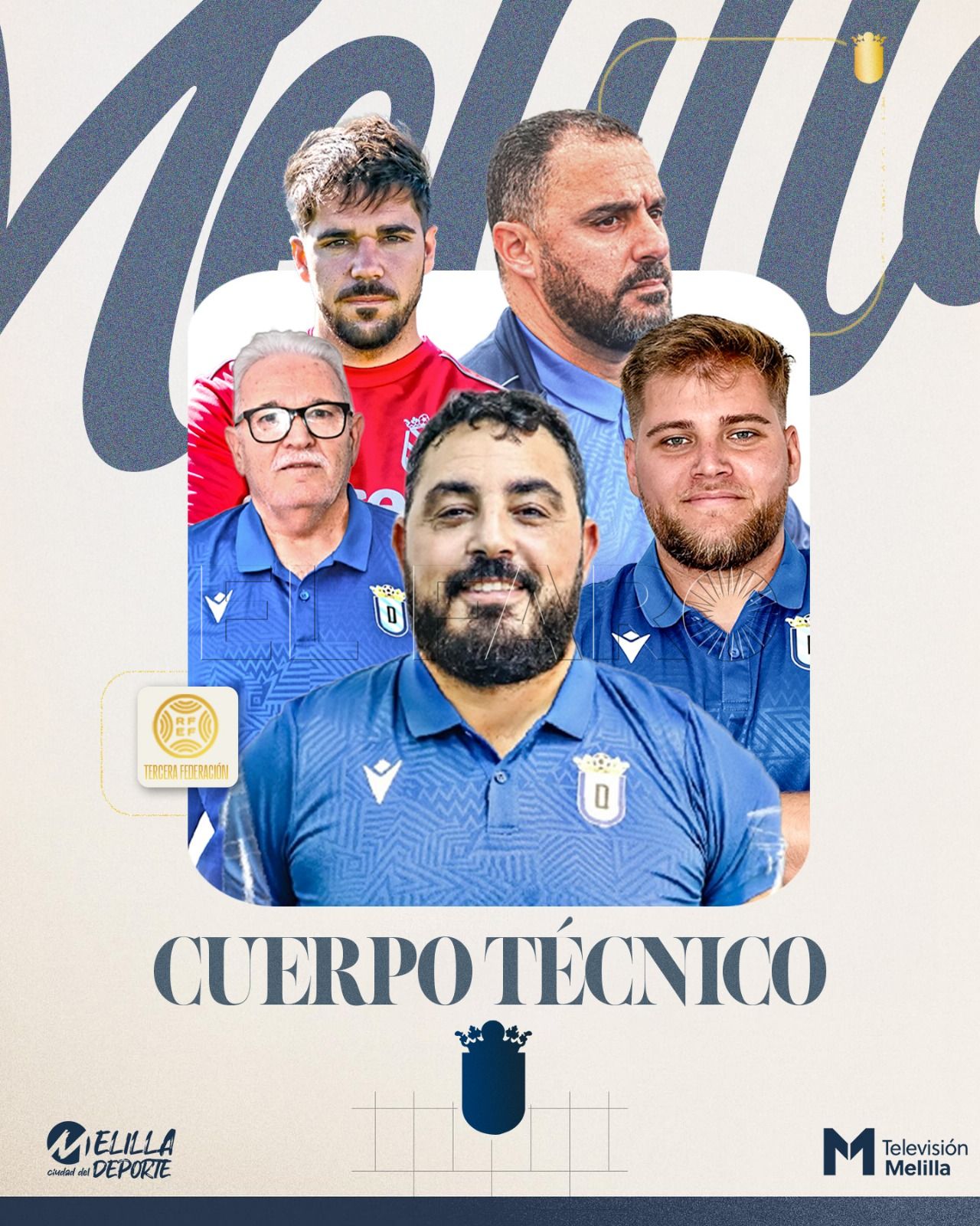 Cerrado el cuerpo técnico del equipo de Tercera RFEF de la UD Melilla