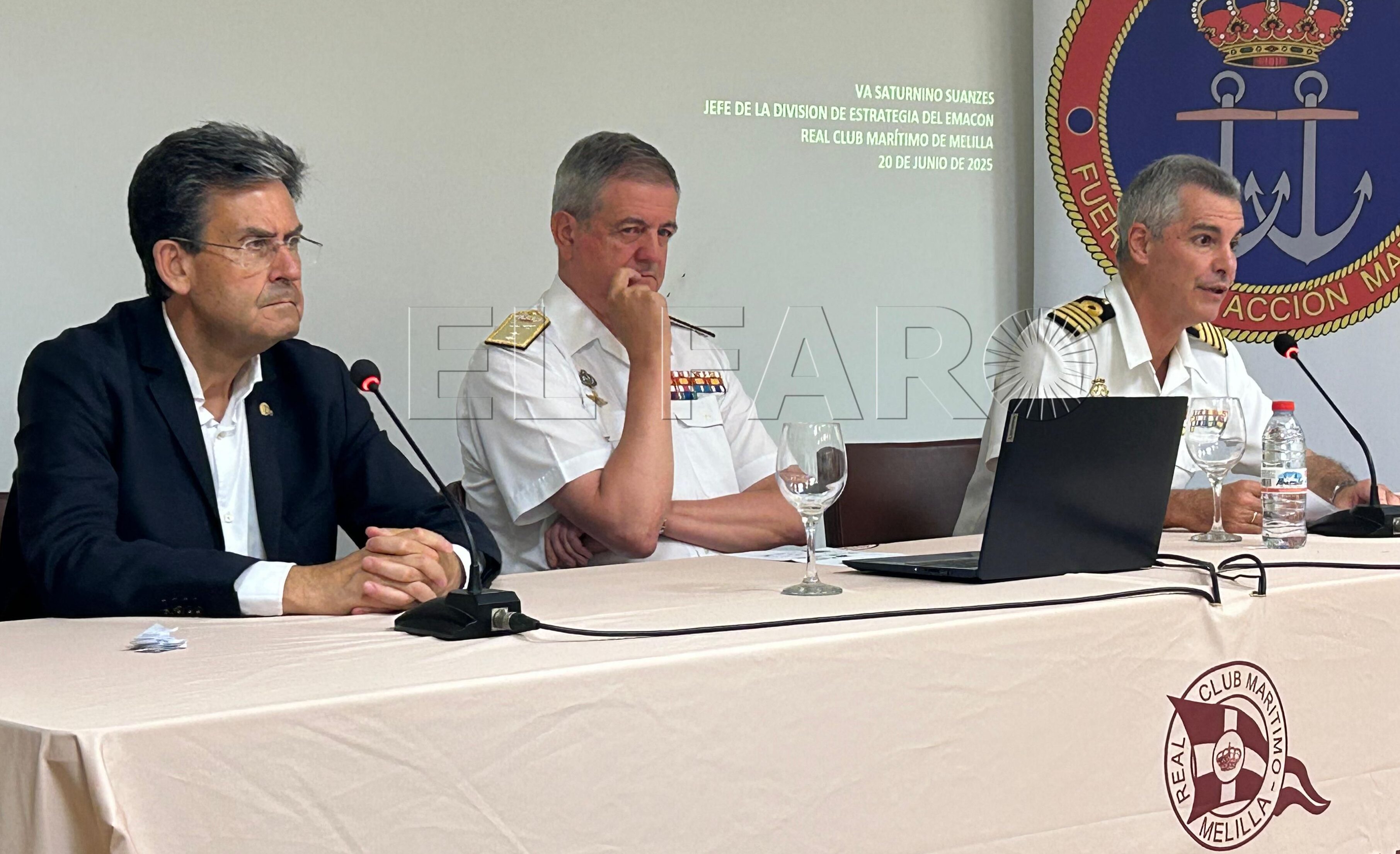 Vicealmirante Suanzes: "Melilla está siempre presente en el Estado Mayor de la Defensa”