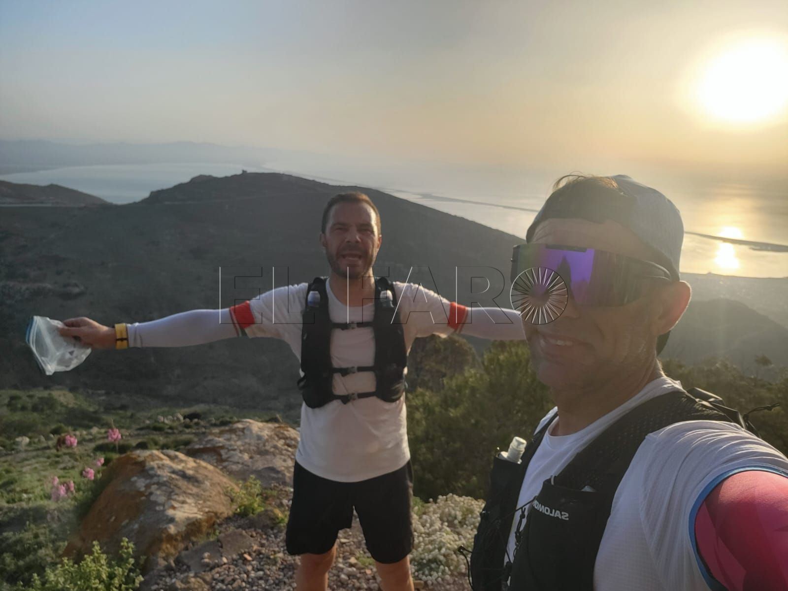 Miguel Ángel Zarco y Alfredo Mengert, en la Riaño Trail Run