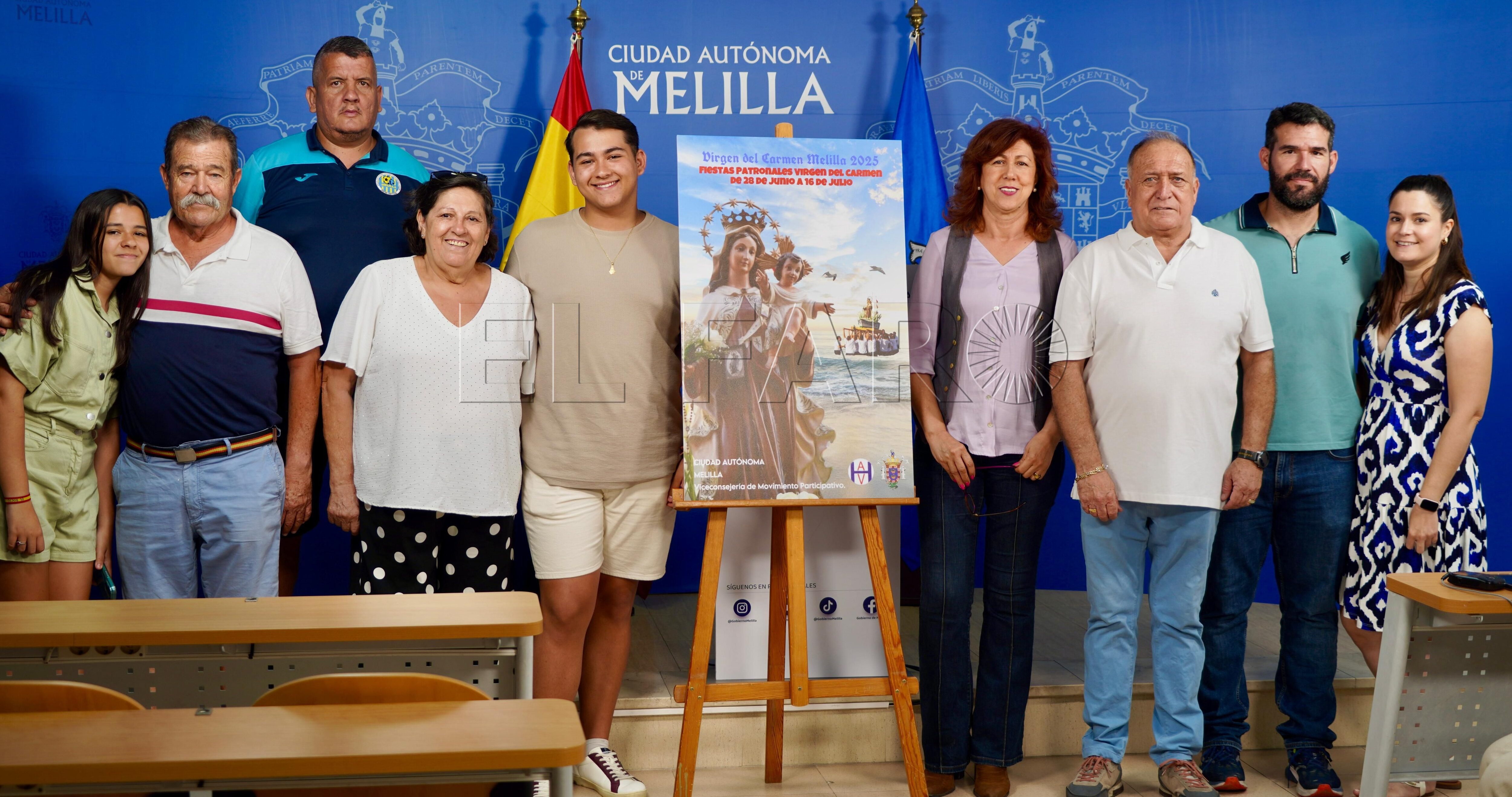 Melilla celebrará la Virgen del Carmen con actividades del 28 de junio al 16 de julio