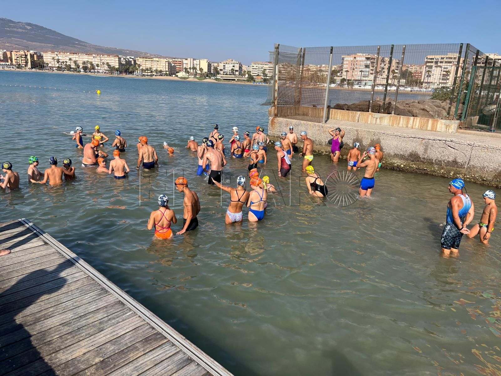 Rozas: "Me he sentido muy cómodo durante toda la travesía a nado”