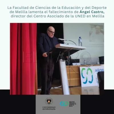 Condolencias por el fallecimiento de Ángel Castro, director de la UNED Melilla