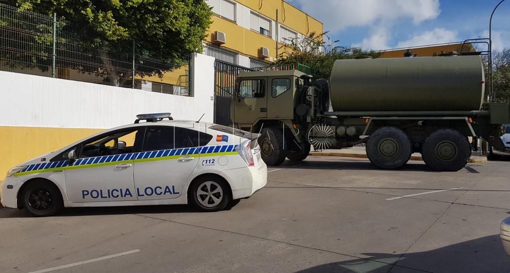 La Comandancia General de Melilla realiza un ejercicio ambientado en supuestos desastres naturales