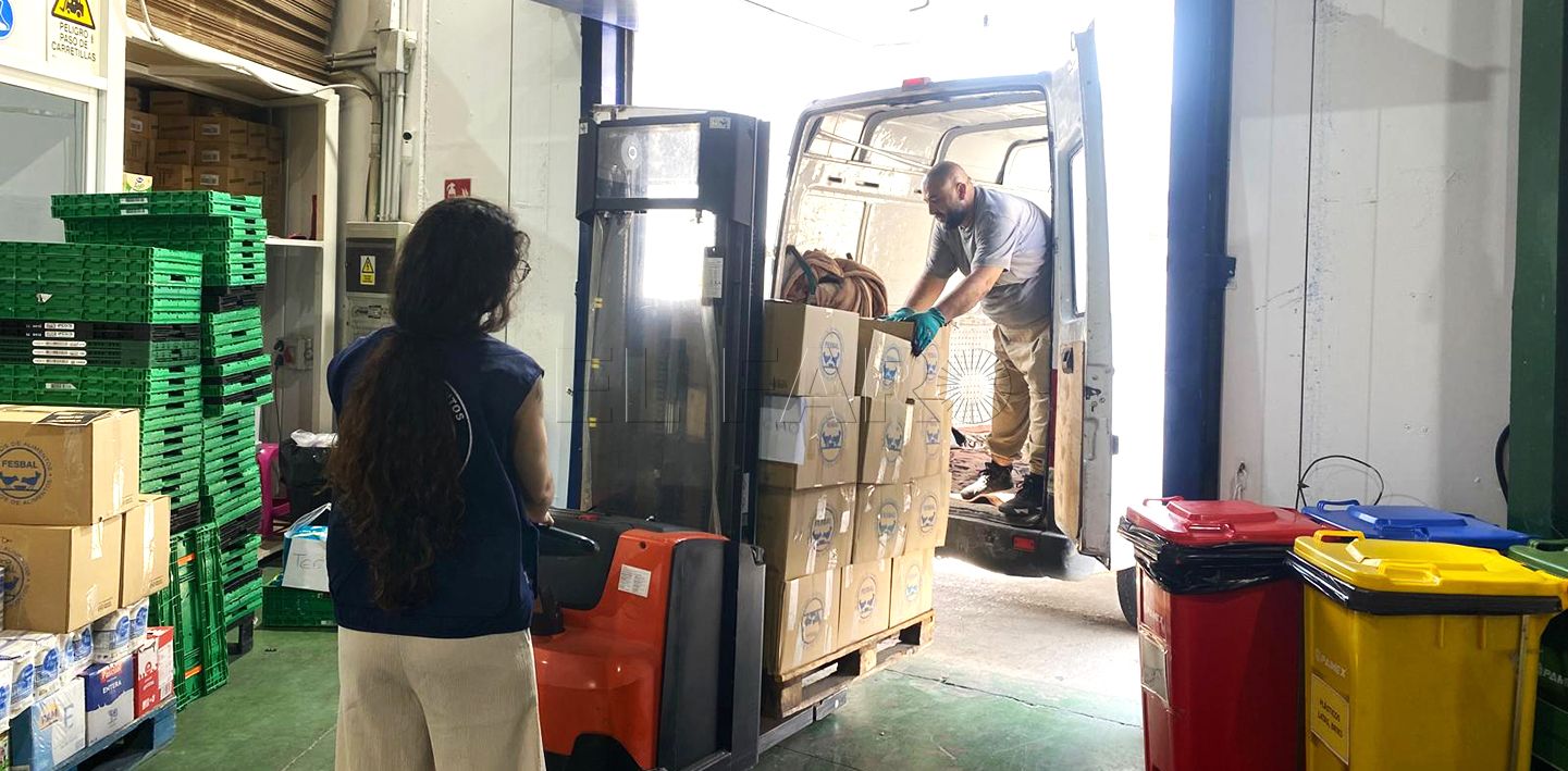 El banco de alimentos llega a tiempo a todas las casas musulmanas por el Aid El-Adha