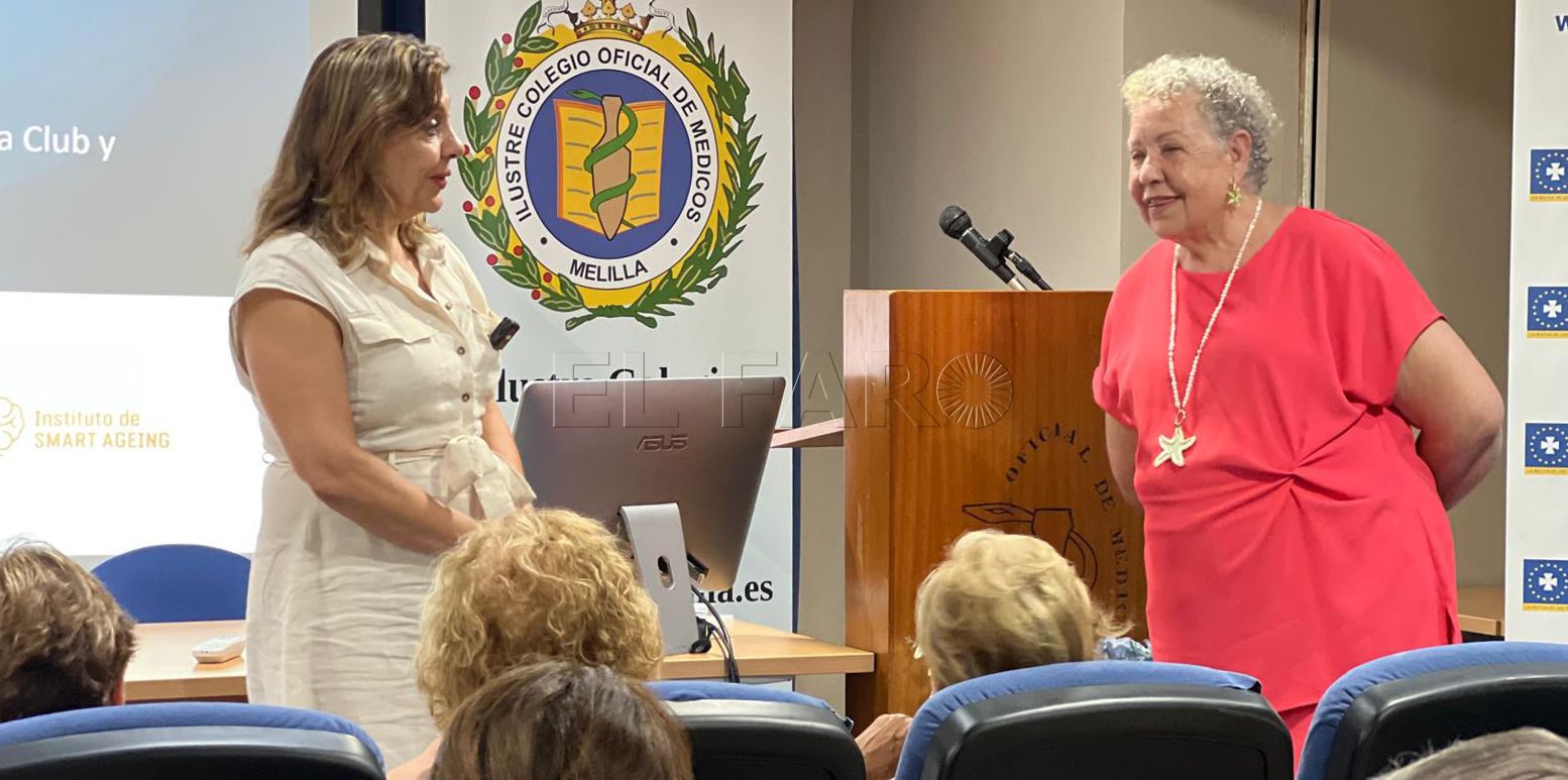 El Colegio de Médicos de Melilla reflexiona sobre el envejecimiento activo en una conferencia del ciclo conmemorativo de su centenario