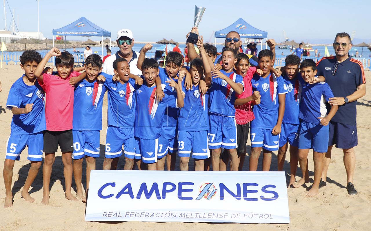 Un acertado Atlético Melilla vence en la final de la 1ª División Alevín