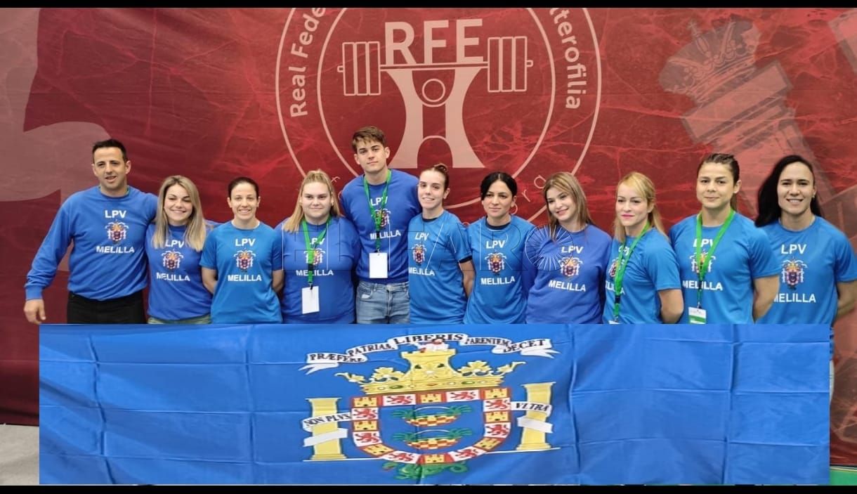 Melilla, en lo alto de la halterofilia nacional