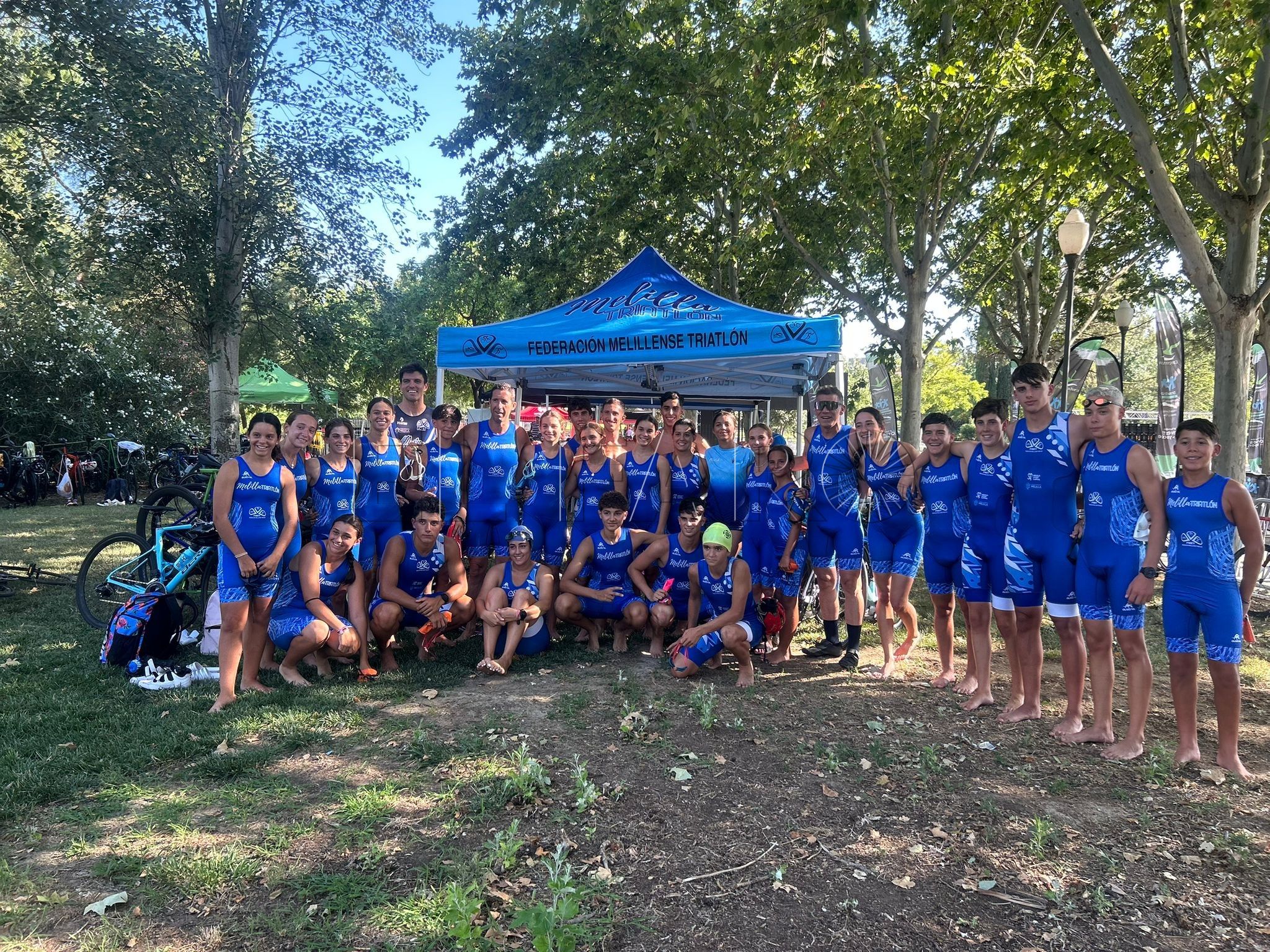 Las selecciones autonómicas de Melilla de triatlón muestran su mejor versión