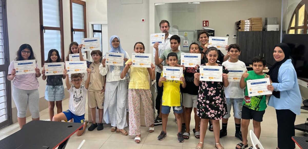 Finaliza el primer turno del Campamento Digital con entrega de diplomas a los participantes