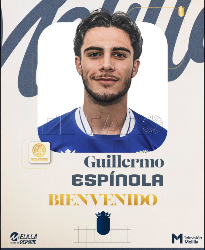 Guillermo Espínola se incorpora al filial azulino para reforzar el centro del campo
