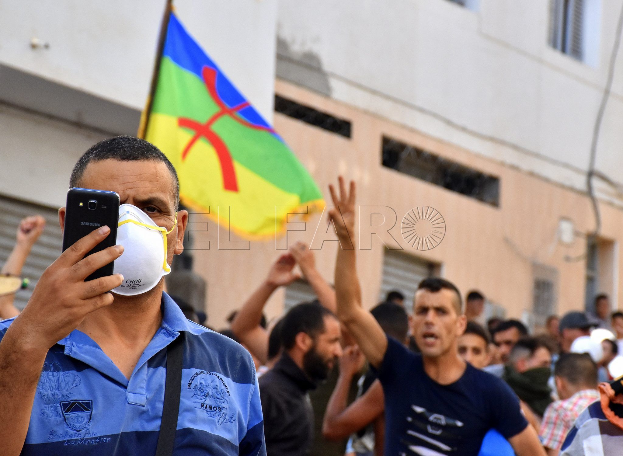 Manifestación pro liberación del Rif en Alhucemas