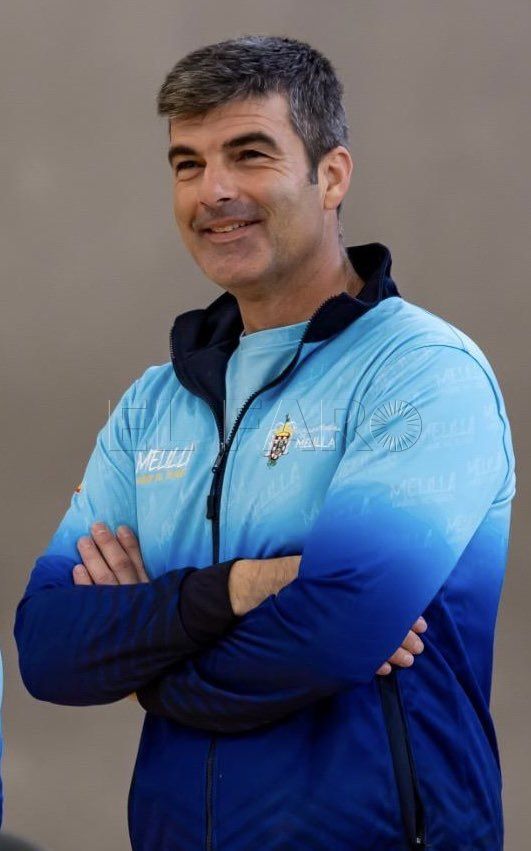 El entrenador local Nacho Suárez, en el cuerpo técnico 3×3 U15M FEB