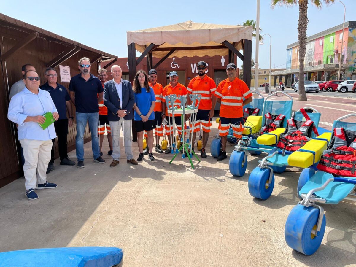 El éxito del servicio PMR sitúa a Melilla como referente en accesibilidad costera