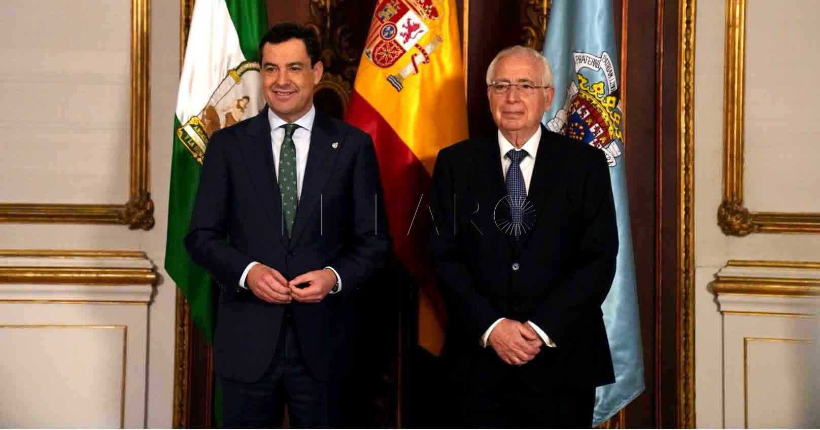 Juan Manuel Moreno y Juan José Imbroda