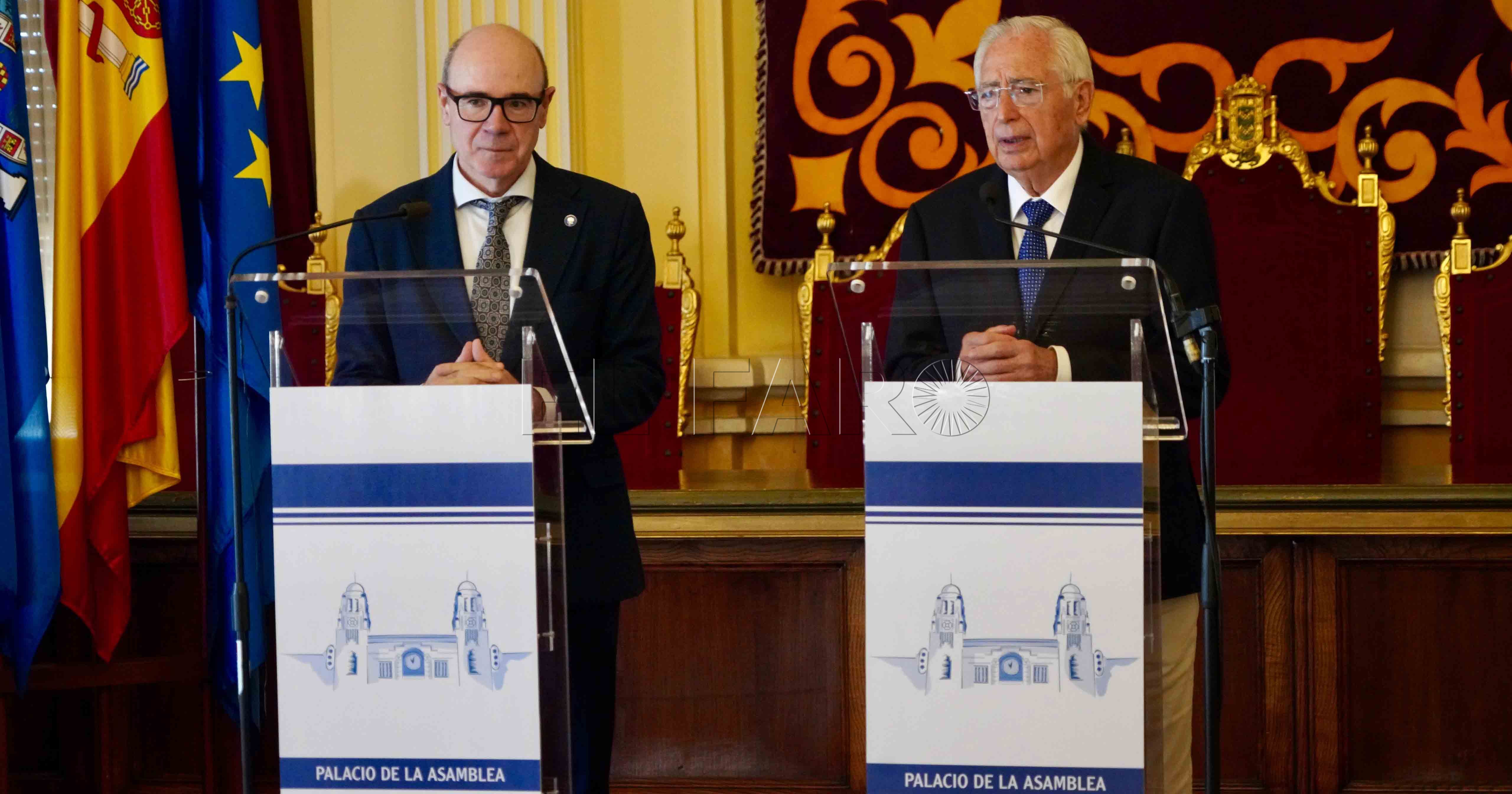 El rector y el presidente de Melilla