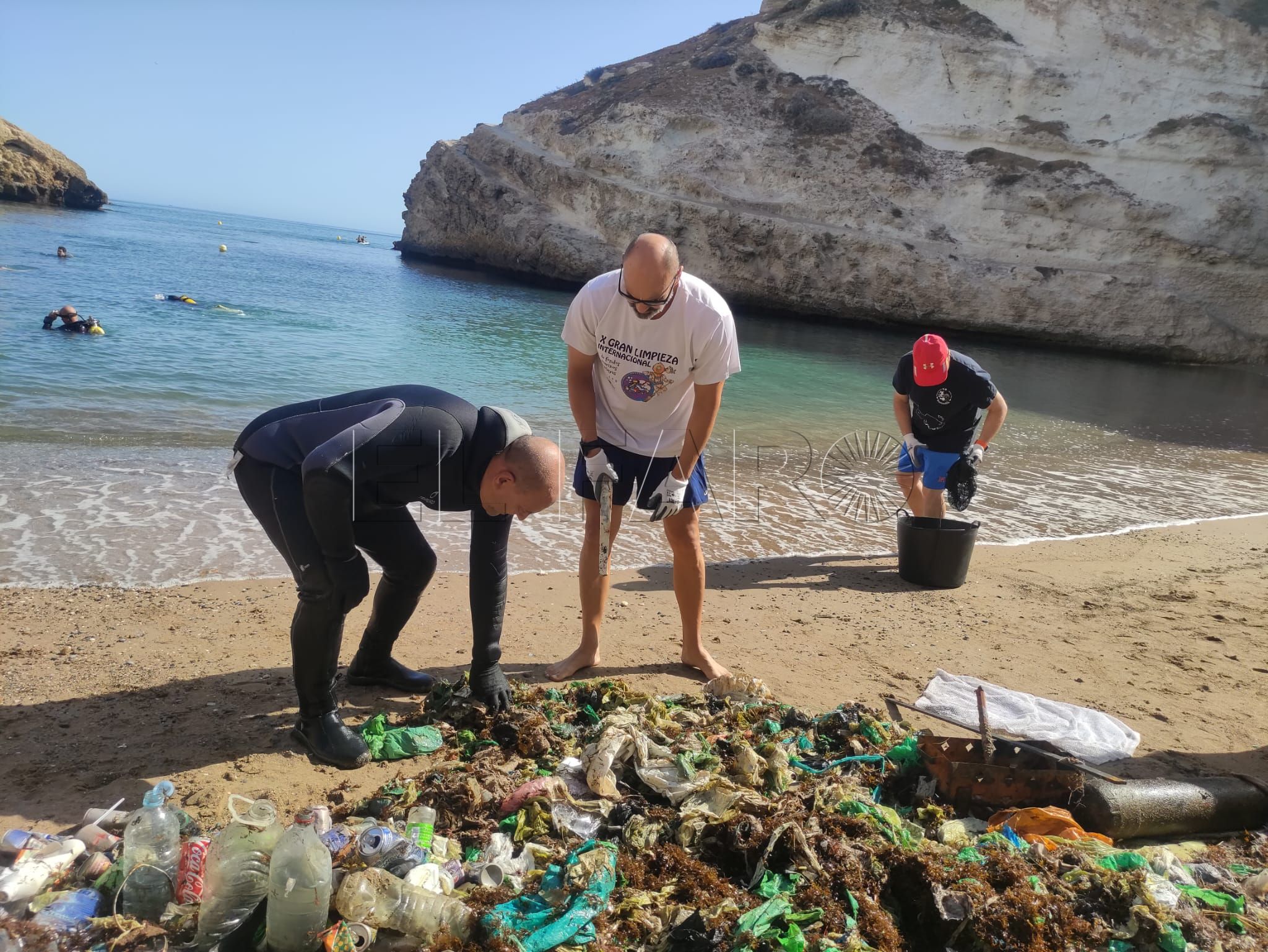 La Ensenada de los Galápagos, una limpieza extraordinaria