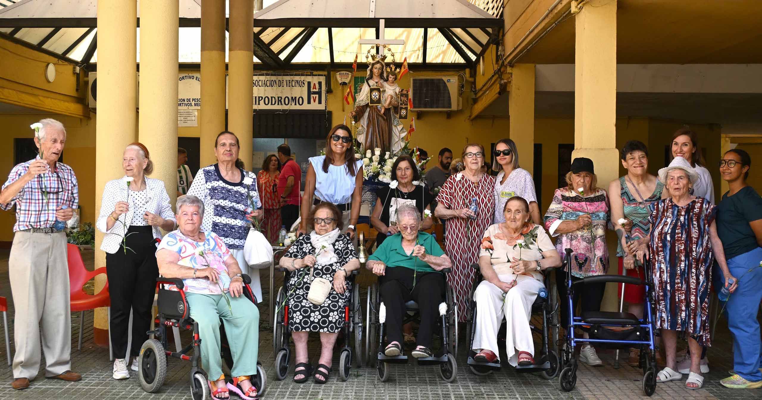 Virgen del Carmen en el Imserso