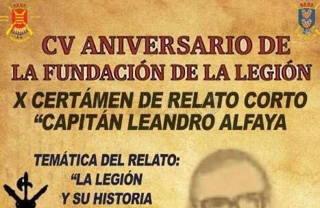 Aún estás a tiempo de participar en el X Certamen de Relato Corto 'Capitán Leandro Alfaya'