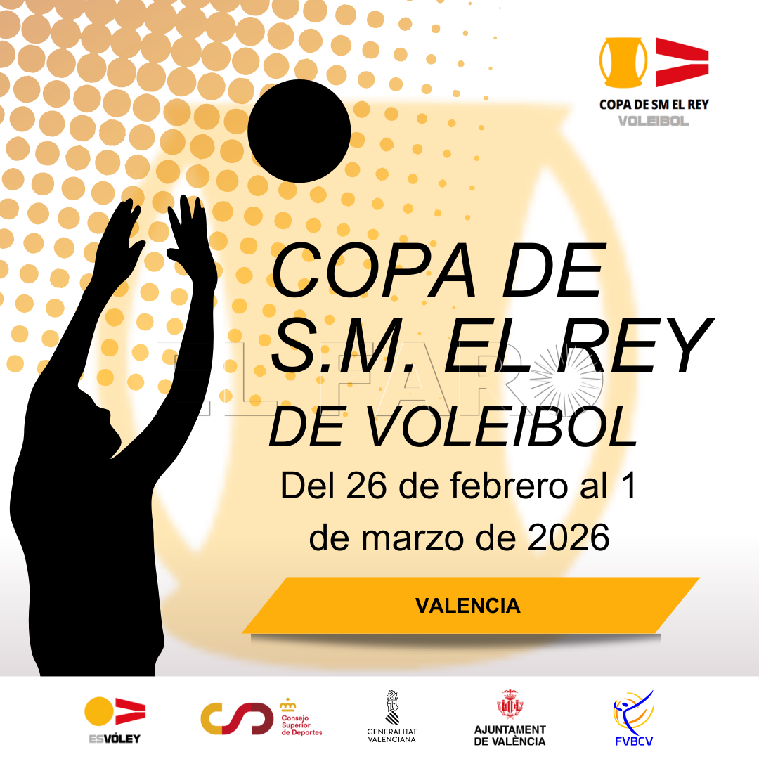 Valencia acogerá la 51ª edición de la Copa del Rey masculina de voleibol