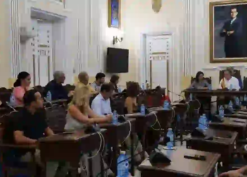 Miembros del anterior Gobierno CpM-PSOE