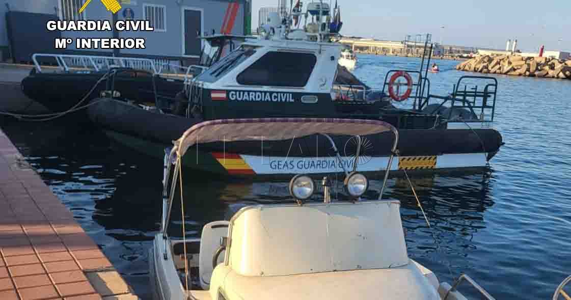 Intervención marítima de la Guardia Civil