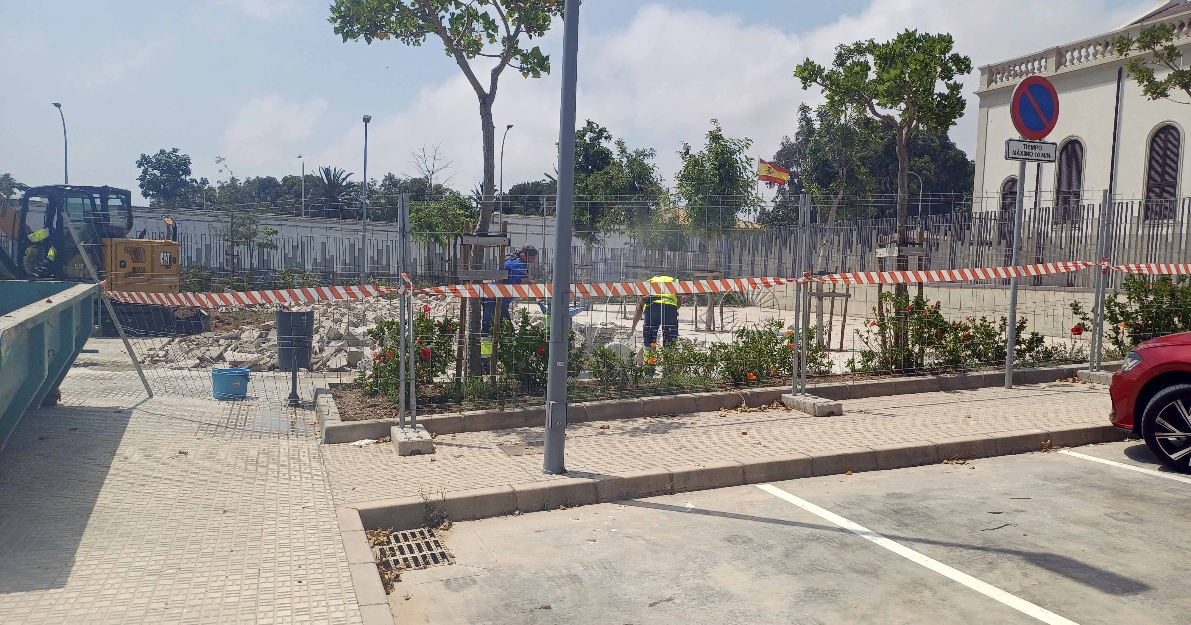 Inicio obras para la cámara hiperbárica