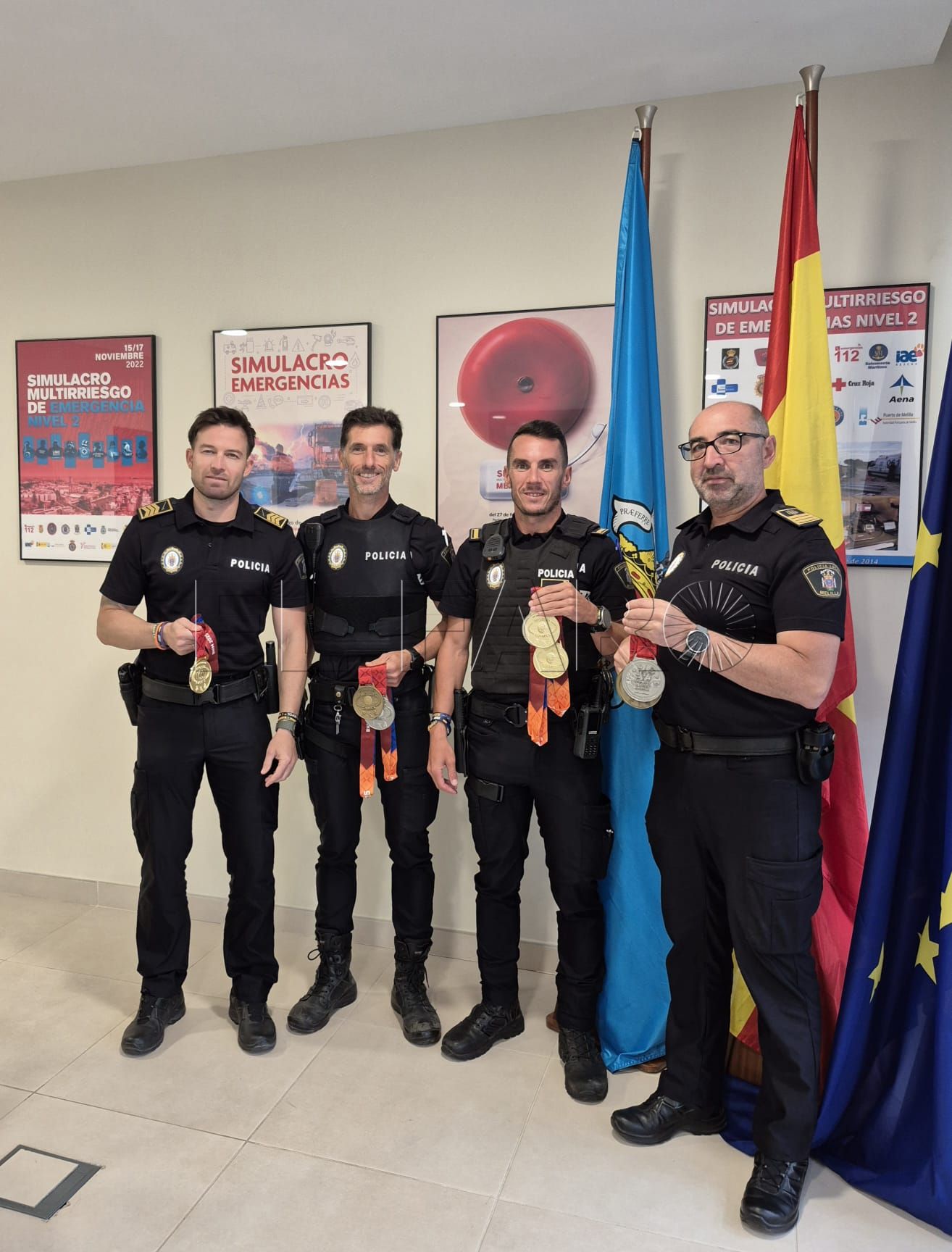 Luismi Ruiz y Edu Calderay suman once medallas para Melilla