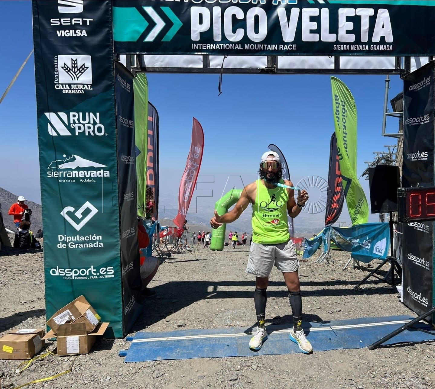 El melillense Larry brilla en la Subida al Veleta