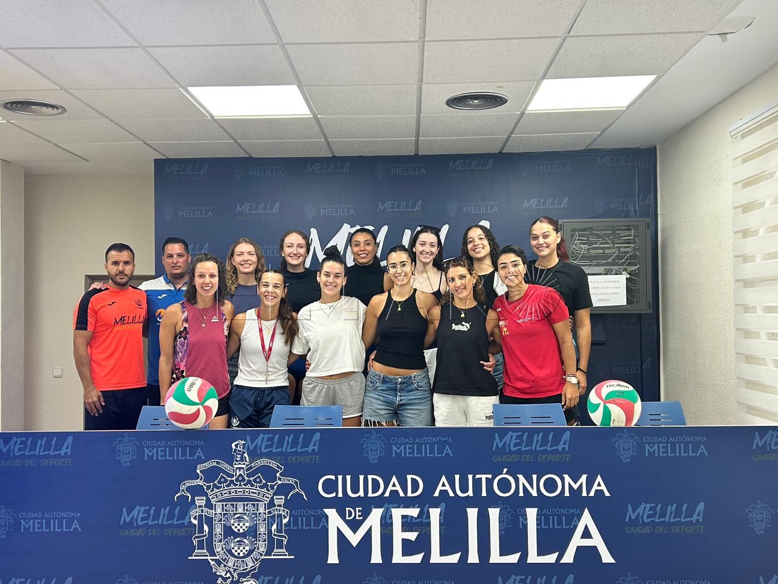 El CV Melilla femenino arranca su pretemporada con la mirada en la élite
