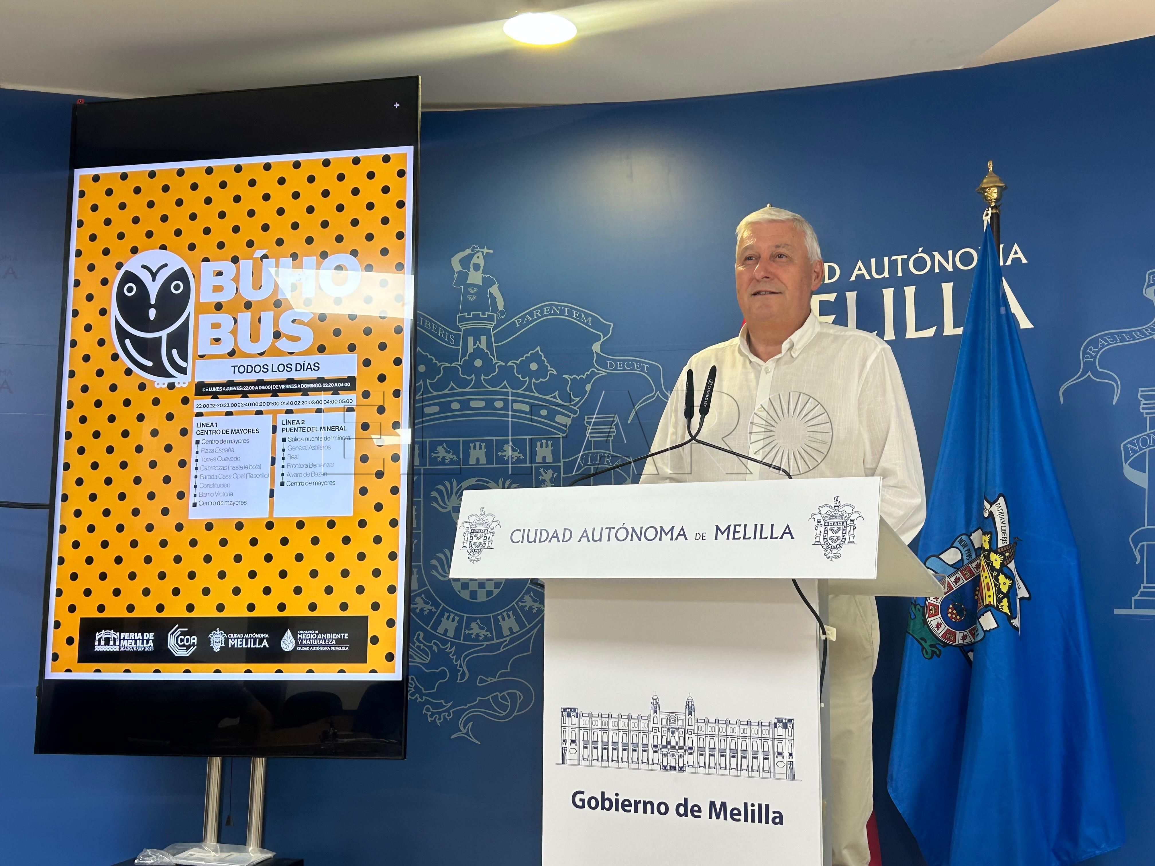 El Gobierno añade dos líneas de Búho Bus para la Feria en honor a la Virgen de la Victoria