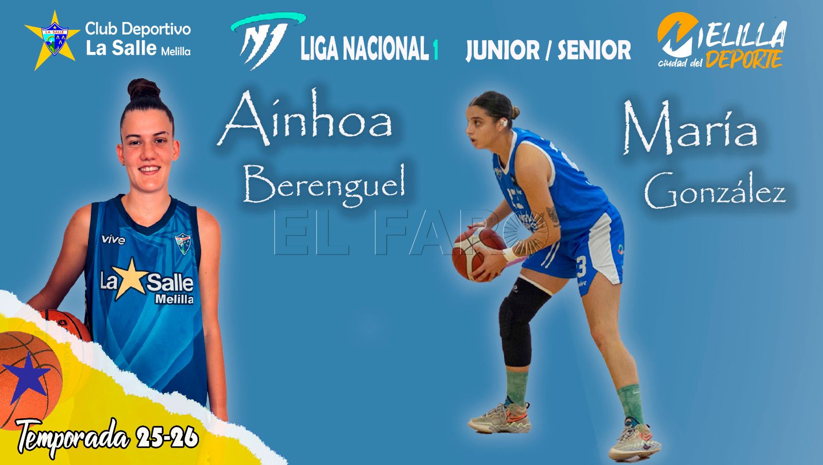 La Salle Nacional cierra su plantilla con María González y Ainhoa Berenguel