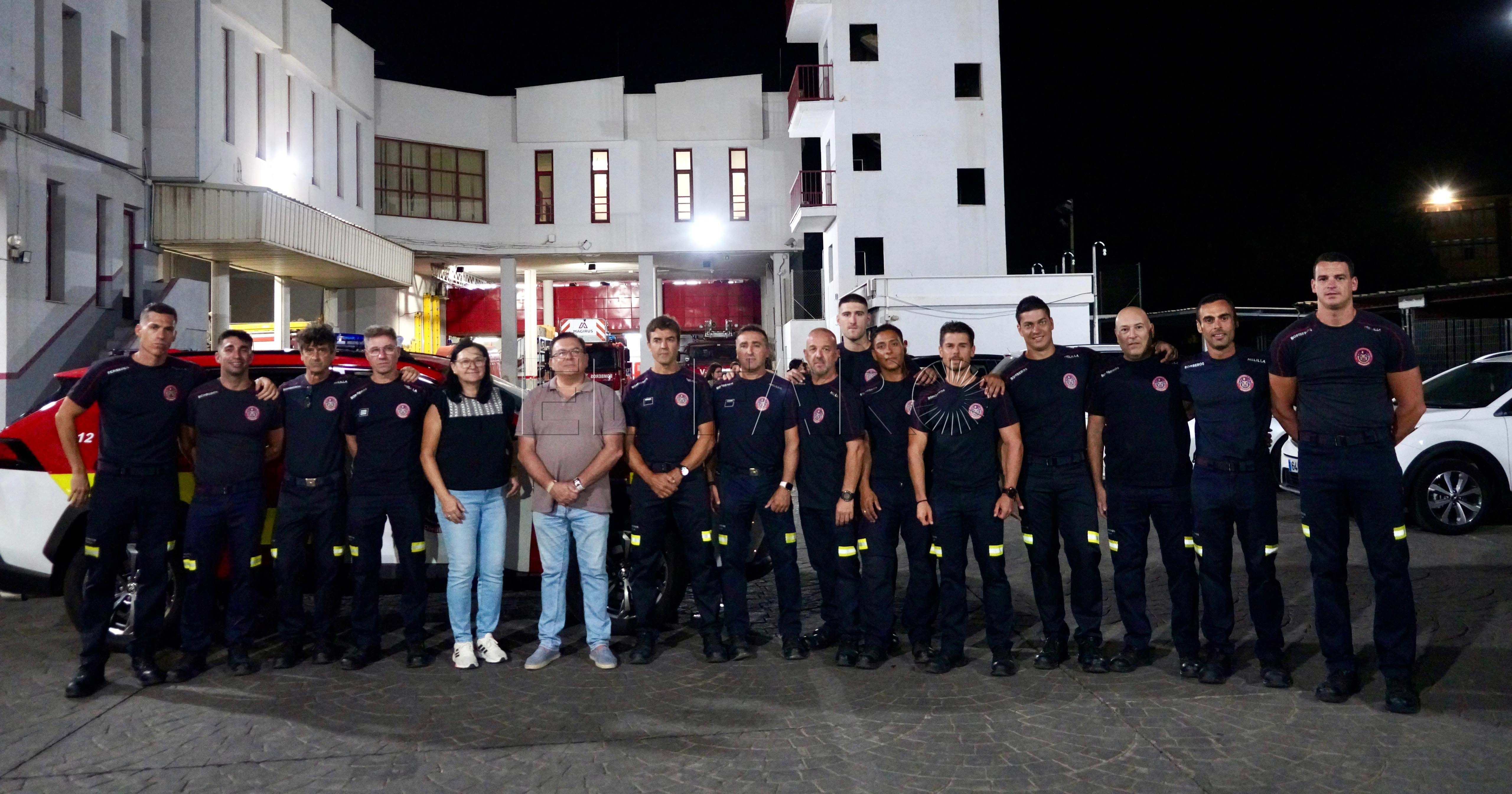 Bomberos que viajan a Castilla-León