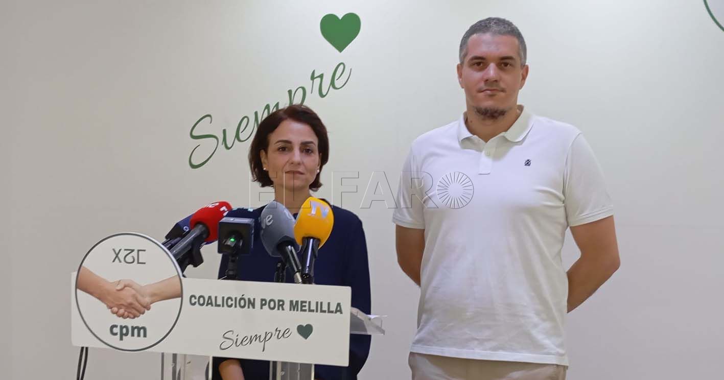 Hafid Mohamed junto a Dunia Almansouri