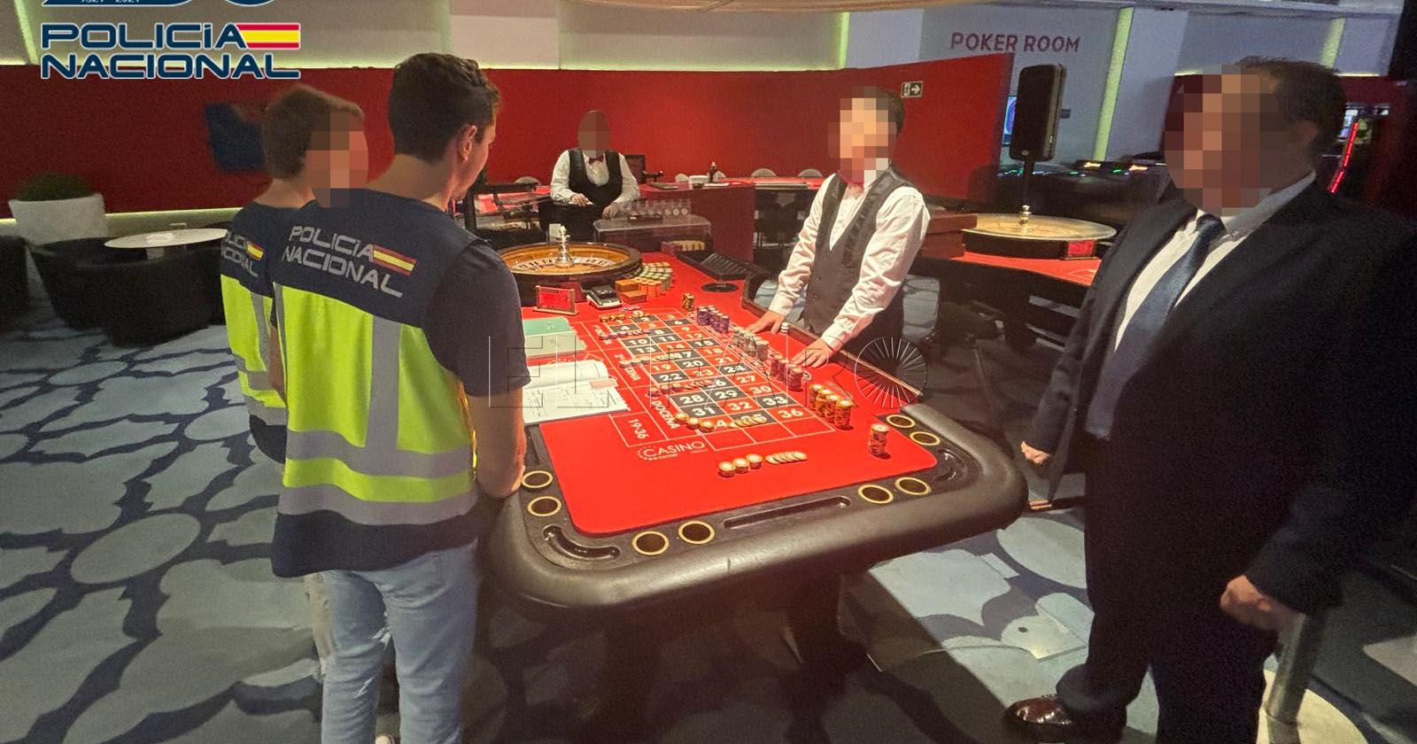 Momento de la inspección en el Gran Casino