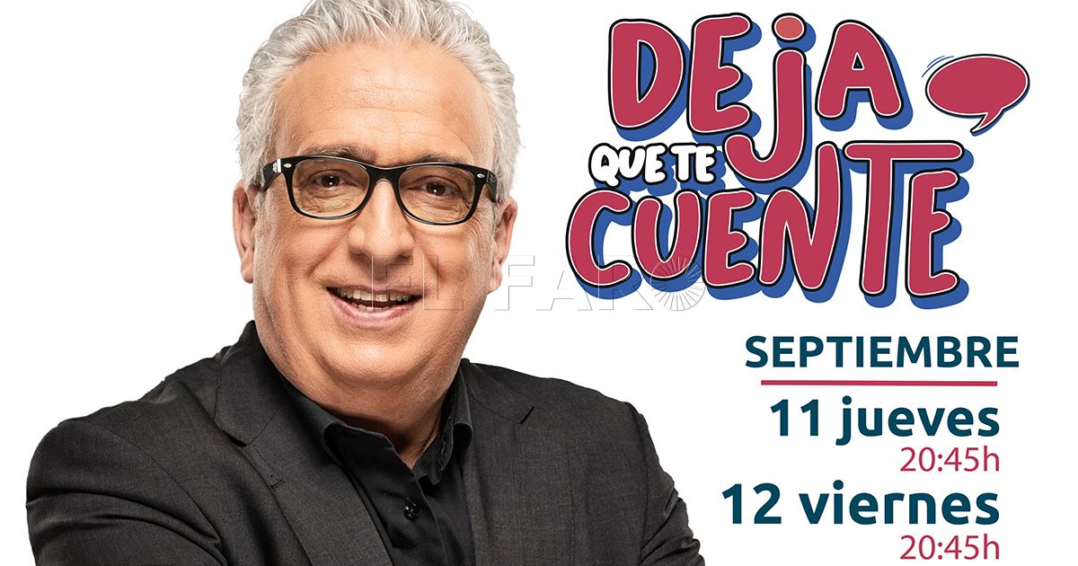 Leo Harlem estará en Melilla con su nuevo espectáculo 'Deja que te cuente'