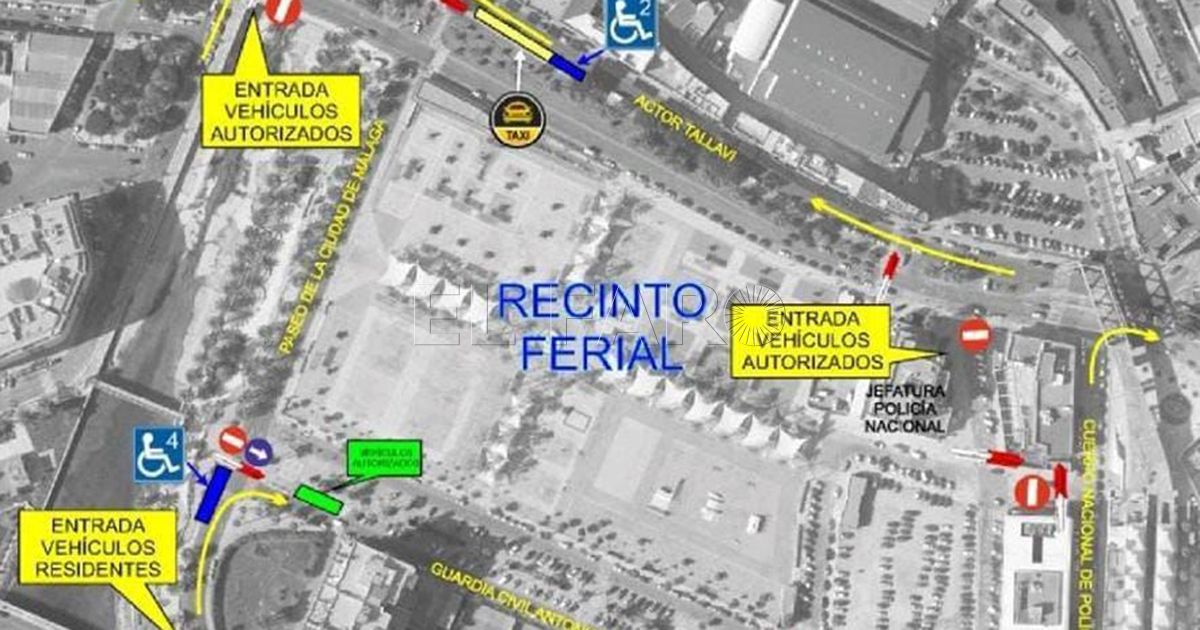 La Policía local cortará el tráfico en las calles adyacentes al recinto ferial
